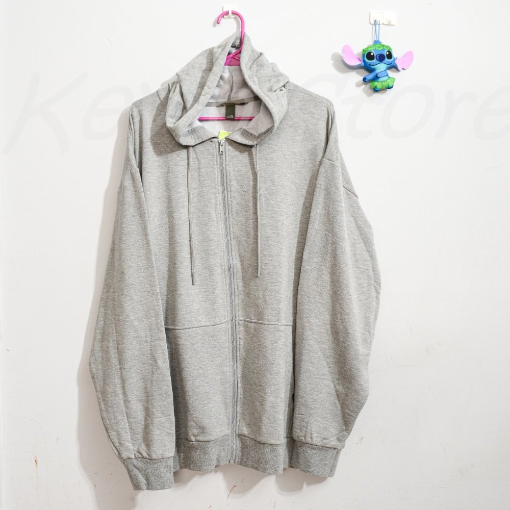 Eddie Bauer men full-zip supersoft hoodie Gray - Picture 3 of 7